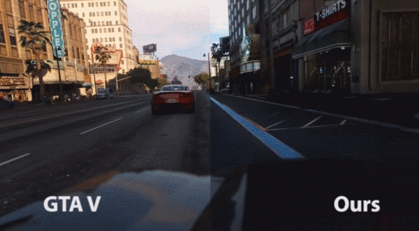 玩gta5吗?高清真人版那种,英特尔新模型将3d渲染图变逼真图片