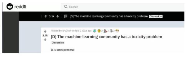 Reddit高赞：机器学习领域「八宗罪」！同行评审变味盲目崇拜盛行(图1)