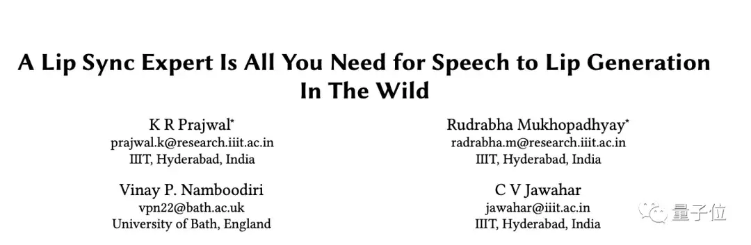 AI创造的福音！鬼畜配音团队将自动生成适配口型，任何语言适用