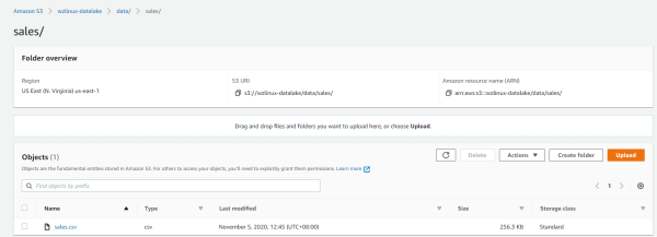 AWS数据分析新服务 – 数据湖