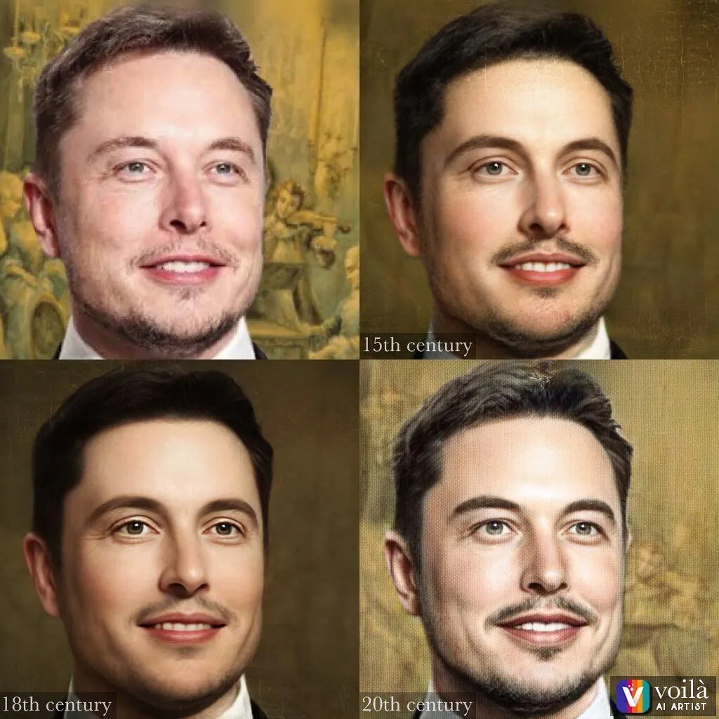 AI换脸软件入侵全球社交网络，马斯克瞬间变身文艺复兴贵族