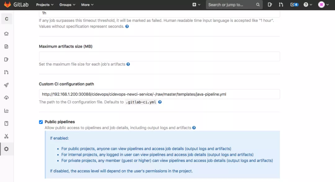 GitLabCI模板库的流水线优化实践