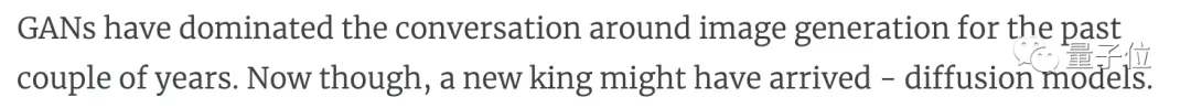 图像生成新王者：不是GAN？最近热门的扩散模型效果超越SOTA