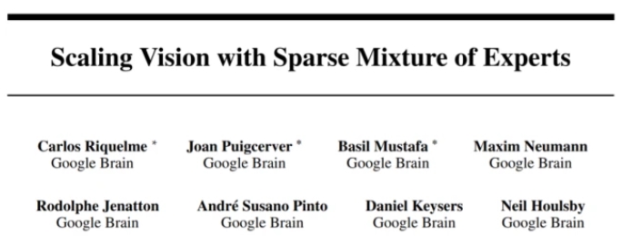 150亿参数，谷歌开源了史上超大视觉模型V-MoE的全部代码