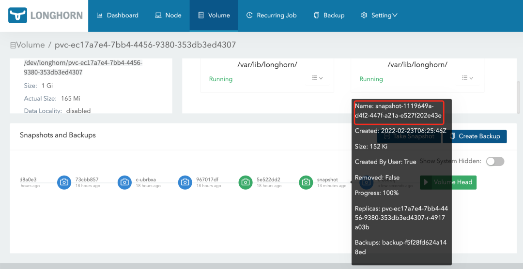 通过 Kubernetes CSI 实现 Longhorn 卷快照备份、恢复、克隆与扩容功能